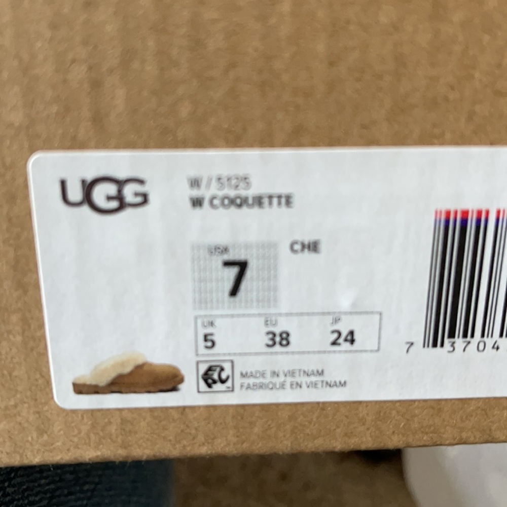 UGG Coquette slipper shoe size 7 new - Picture 5 of 5